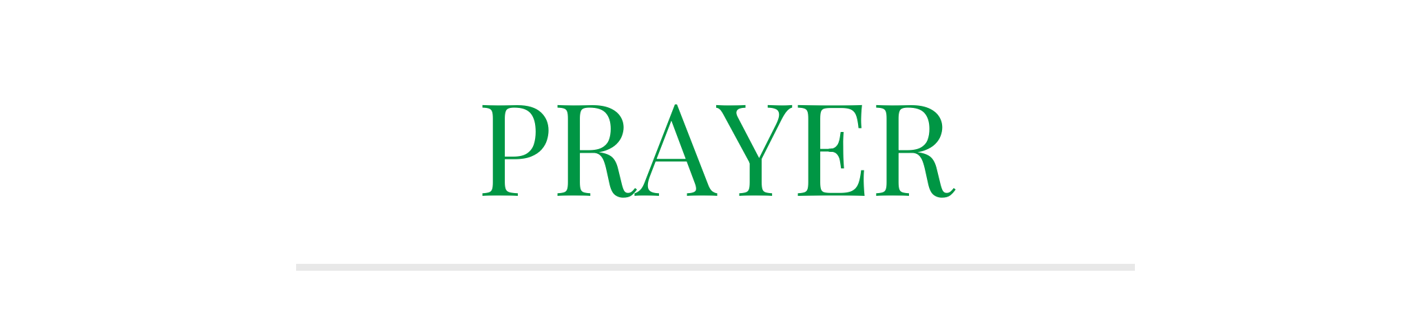 Prayer Graphic